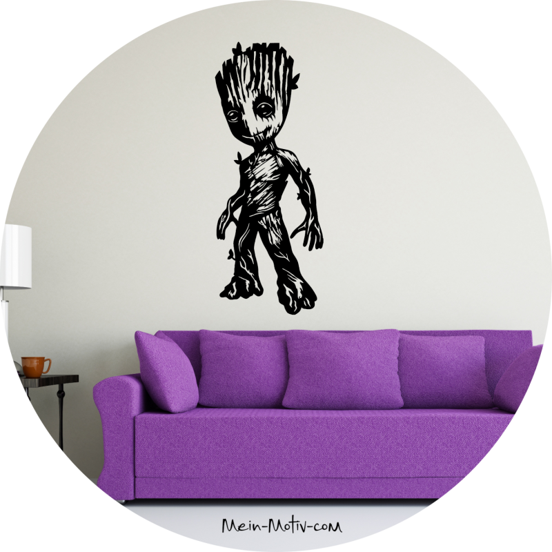 Wandtattoo Guardians of the Galaxy - Baby Groot freundlich